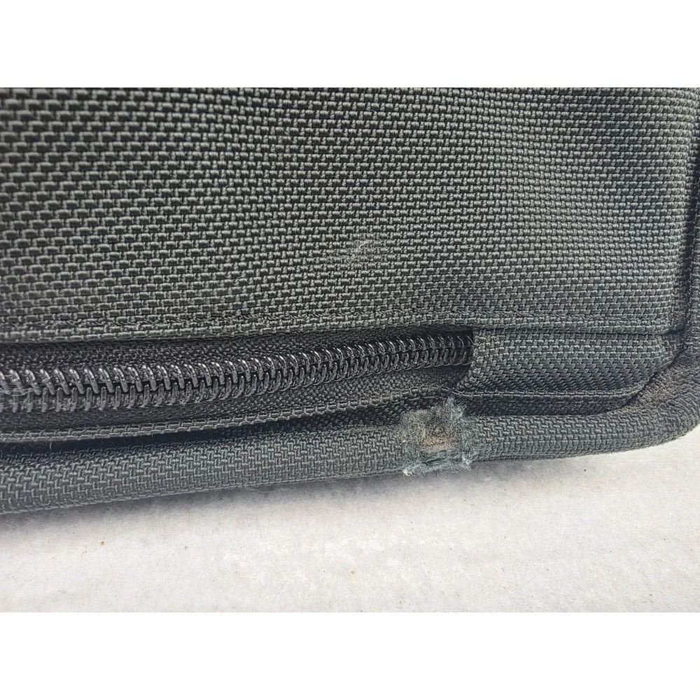 Tumi Alpha Organizer Laptop Briefcase Ballistic Nylon Bag‎ 26141D4 Black *READ*